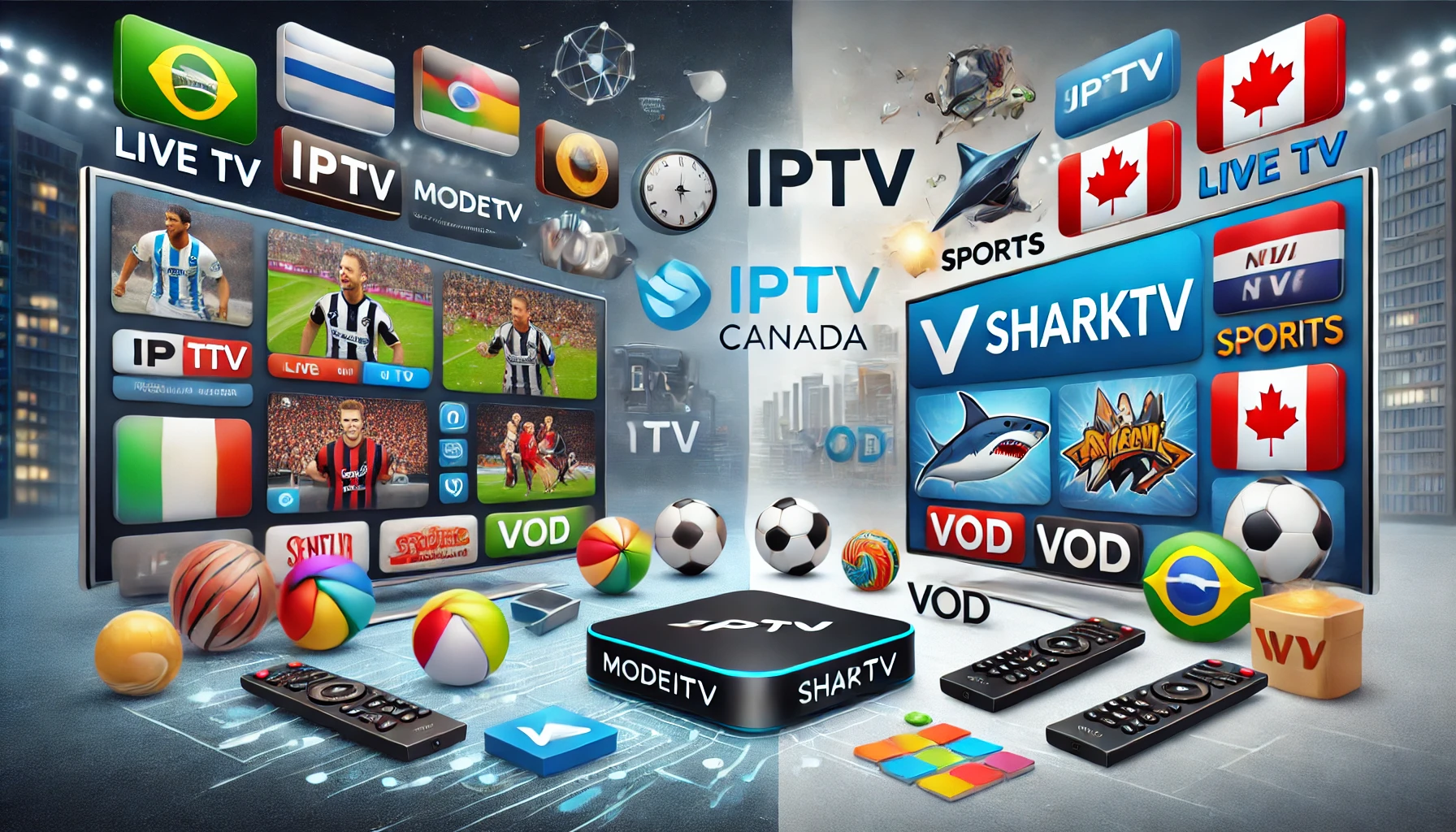 sharktv iptv vs modeiptv service