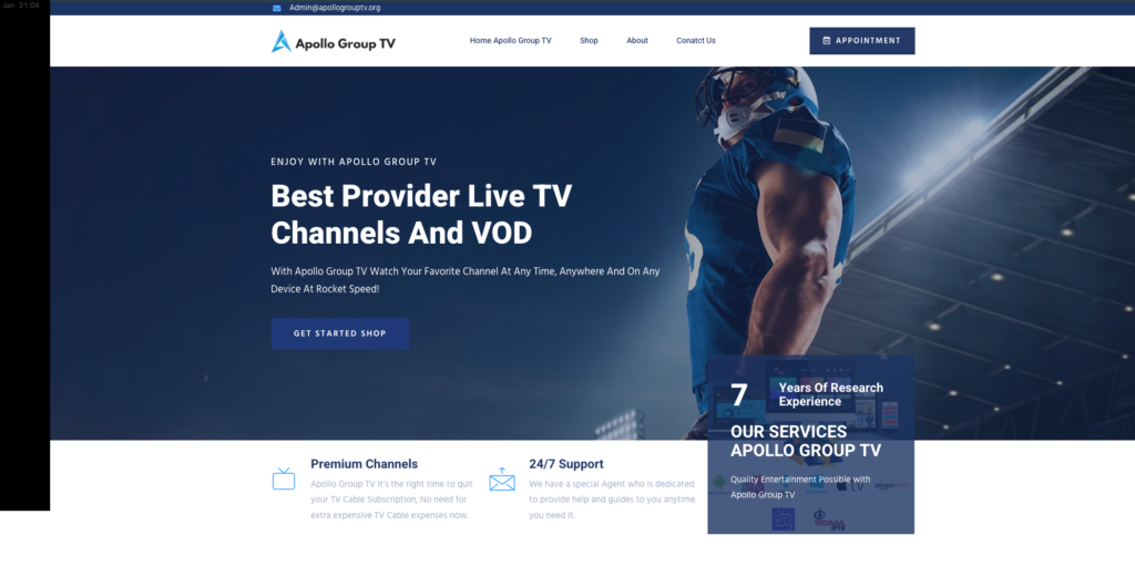 Apollo Group IPTV